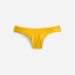 New J. Crew Yellow Curved Waist Cheeky Bikini Swim Bathing Suit Bottom Size XL
